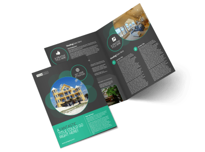 Vacation Home Rental Bi-Fold Brochure Template