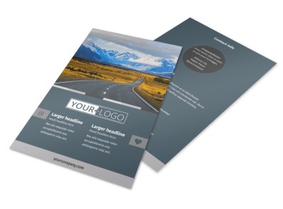 Bus Tours Flyer Template preview