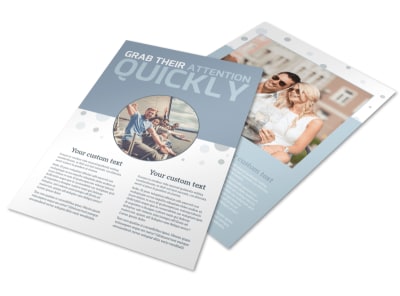Family Friendly Travel Tours Flyer Template preview