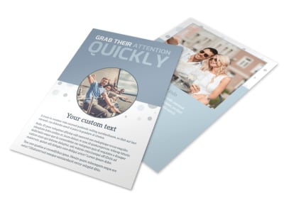 Family Friendly Travel Tours Flyer Template preview