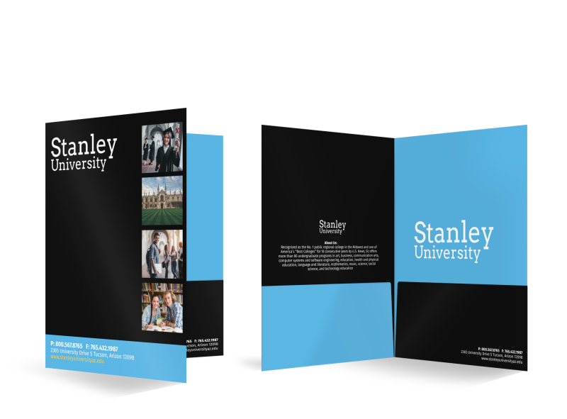 stanely university pocket folder template mycreativeshop