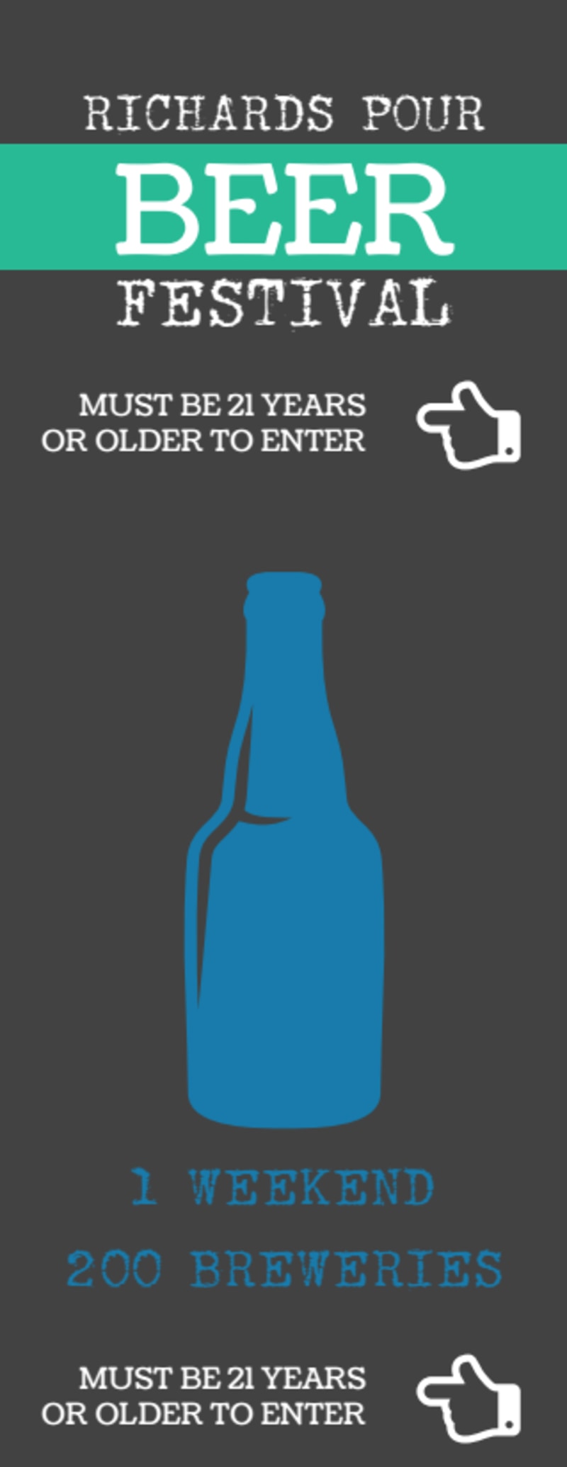 Richards Pour Beer Festival Ticket Template