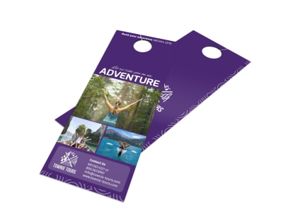 Townie Tours Adventure Service Door Hanger Template preview