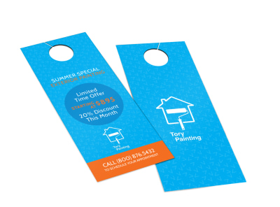 Tory Painting Discount Door Hanger Template 2 preview