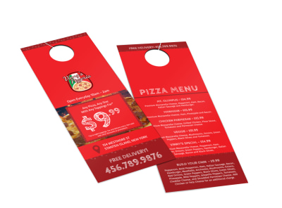 Vinny's Pizzeria Door Hanger Template 2 preview