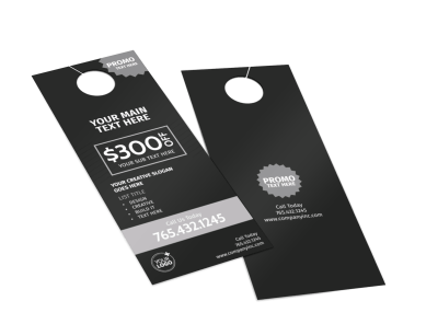 Generic Door Hangers Template Preview