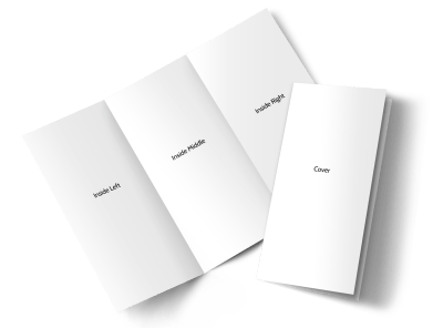 Blank Canvas Tri-Fold Brochure Template preview