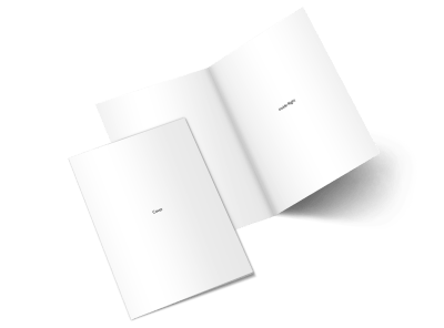 Blank Canvas Bi-Fold Brochure Template 2 preview
