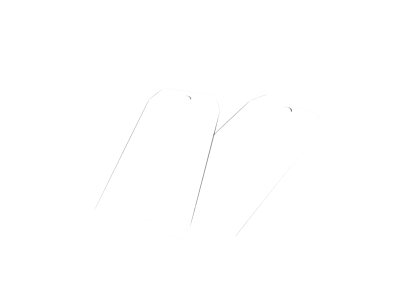 Blank Canvas 2.375 x 4.375