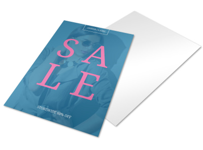 Storewide Sale Business Promotional Flyer Template preview
