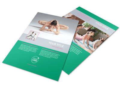 Pilates Class Flyer Template