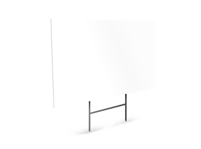Blank Canvas Yard Sign Template preview