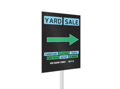 Yard Sale Yard Sign Template 2 preview