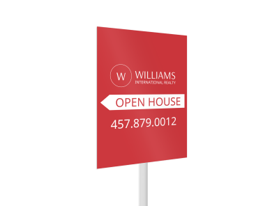 Open House Yard Signs Template Preview