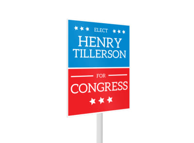 Henry Election Yard Sign Template 2 preview