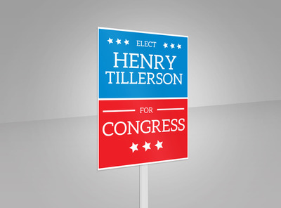 henry election yard sign template mycreativeshop