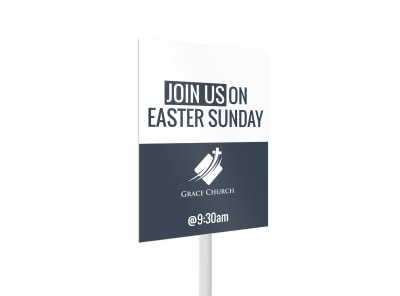 Easter Sunday Yard Sign Template 2 preview