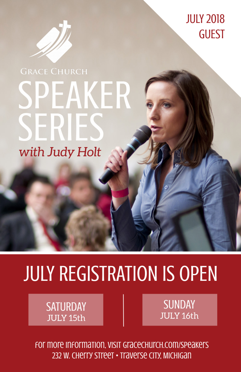 Church Guest Speaker Series Poster Template