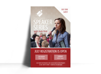 Main Church Guest Speaker Series   Image