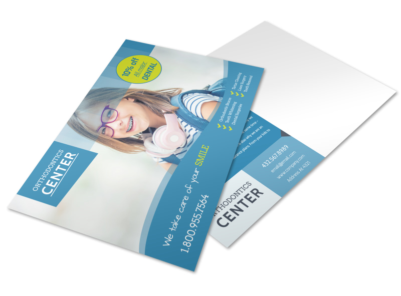 promotional dental postcard template mycreativeshop promotional postcards templates