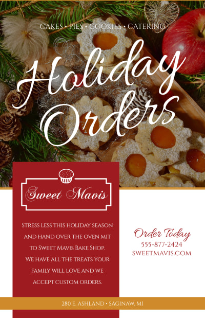 Holiday Orders Bakery