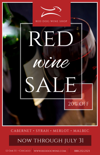 Red Wine Sale