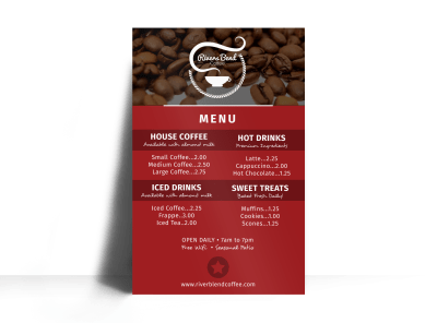Coffee Menu