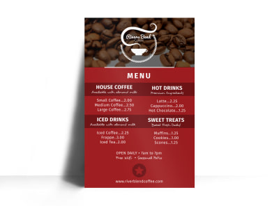 Main Coffee Menu   Image
