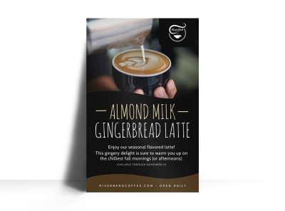 Main Gingerbread Latte Featured Drink   Image