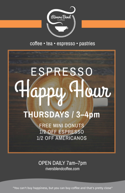 Coffee Espresso Happy Hour