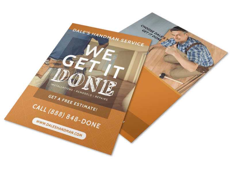 handyman free estimates flyer template free handyman flyer template