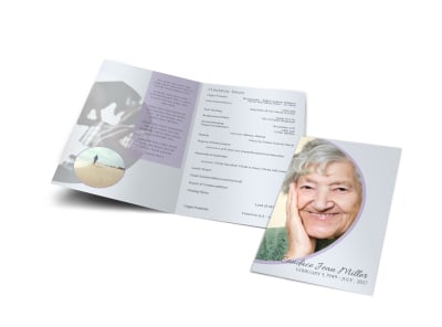 Main Catholic  Funeral Program    Image