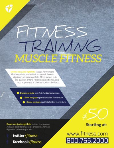 Personal Trainer Promotional Ads   Side 1 Image