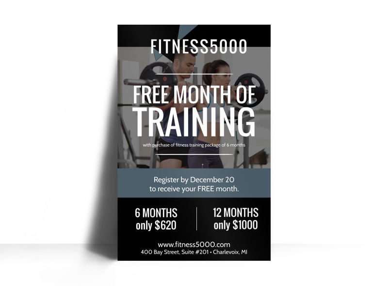 personal trainer special events poster template mycreativeshop
