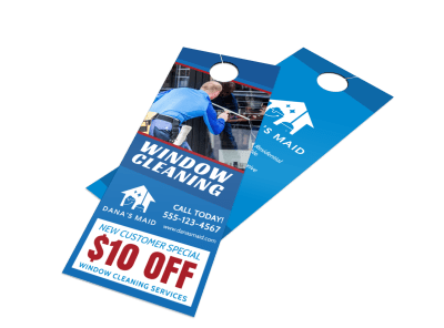Window Cleaning Door Hanger Templates | MyCreativeShop