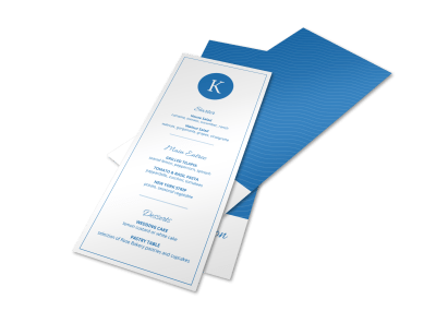 Menus Template Preview