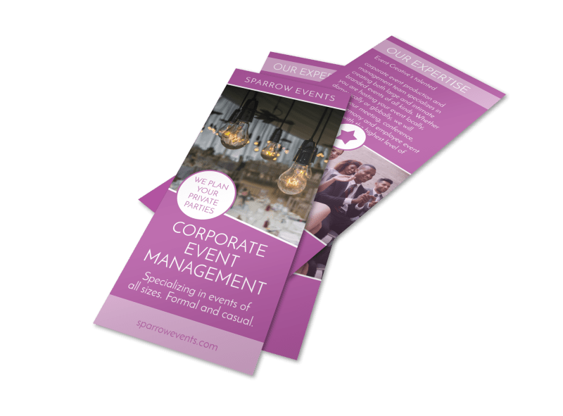 Corporate Event Planner Template