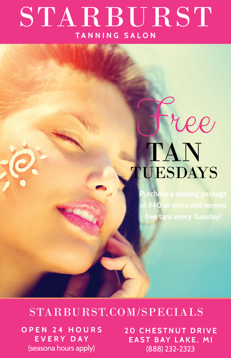 Tanning Salon Poster Template