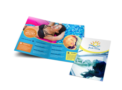 Tanning Salon Brochures Template Preview