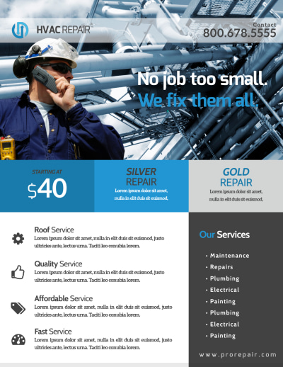 HVAC Special Offers   Side 2 Image