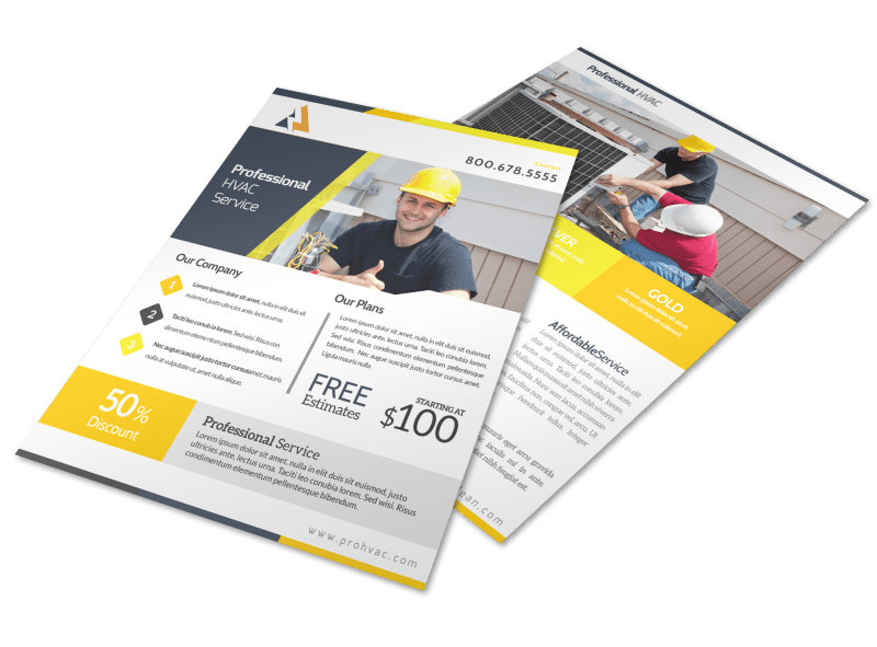 HVAC Free Estimates Flyer Template