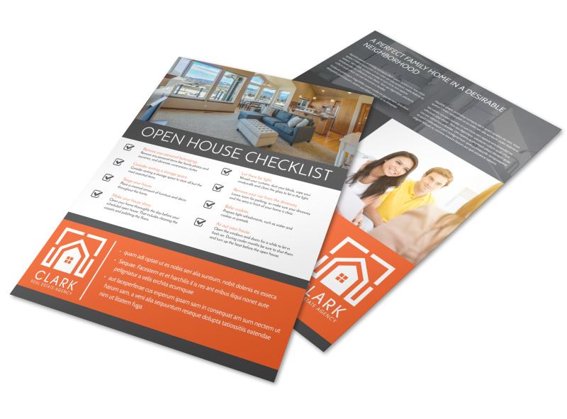 neighborhood flyer template