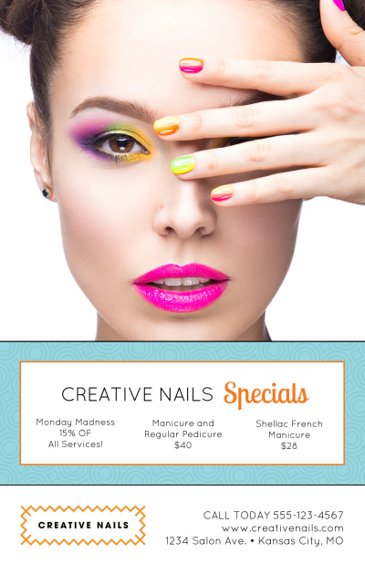 Nail Salon Advertising Specials