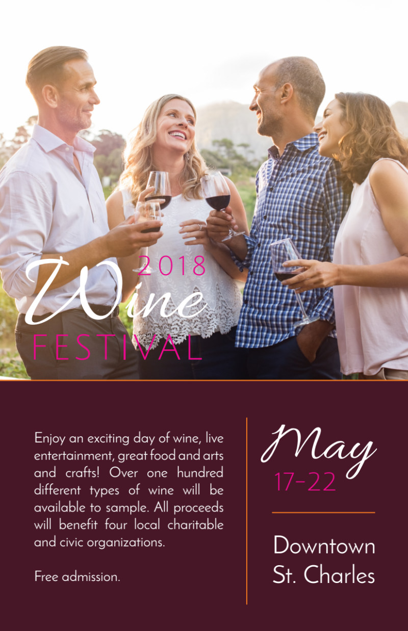 May Wine Festival Flyer Template