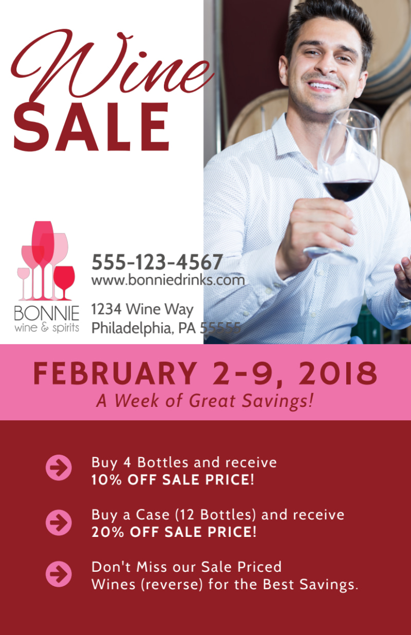 Wine Flyer Template