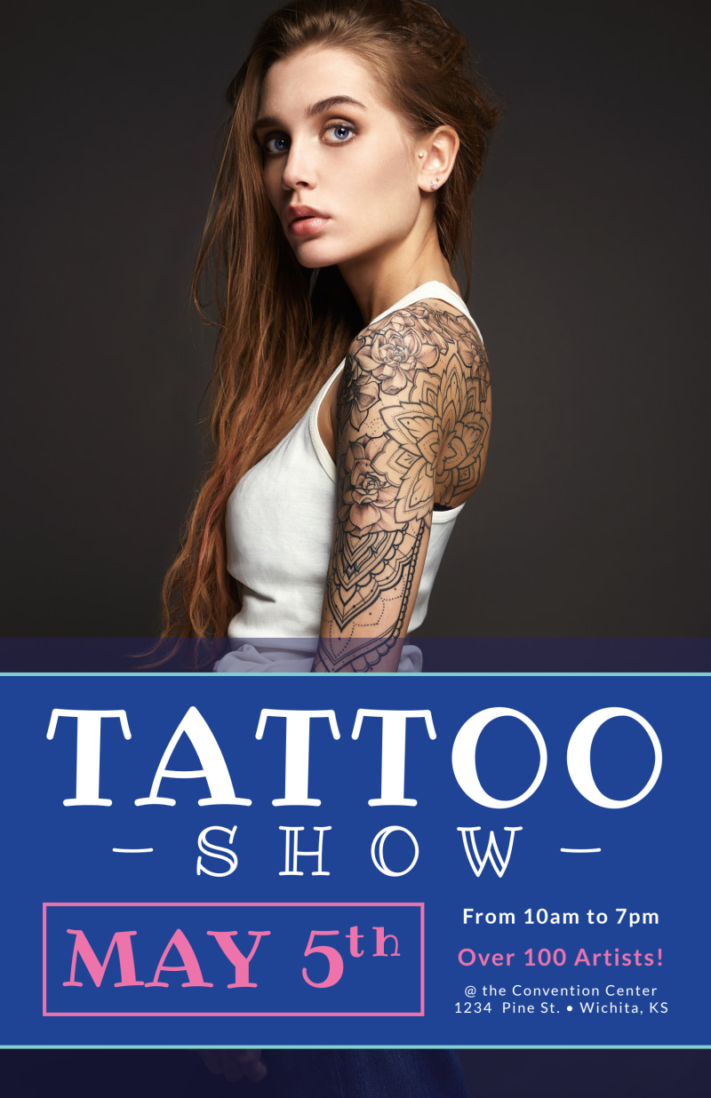 Tattoo Show Poster Template | MyCreativeShop