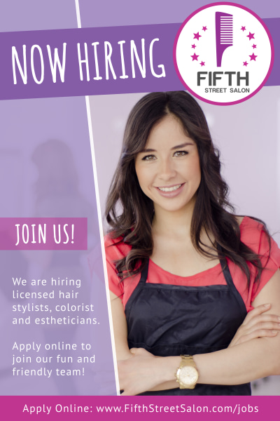 Salon Now Hiring n15fk9vjza