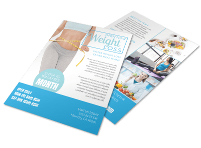 Weight Loss Flyers Template Preview
