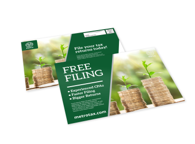 Tax EDDM Postcard Templates Template Preview