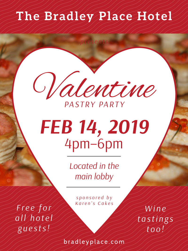 Hotel Party Valentine's Day Poster Template